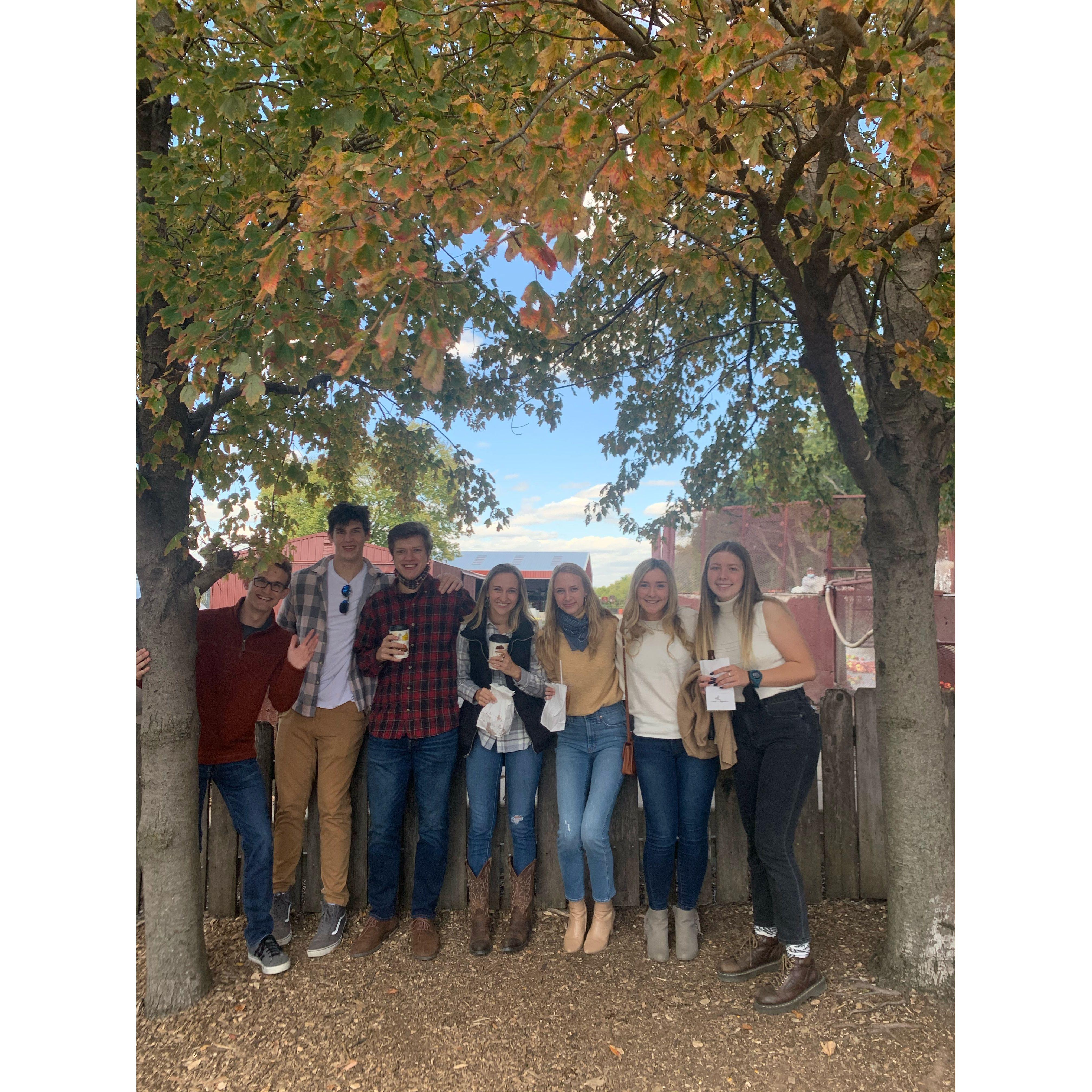 Freshman year, our friend group went to the Louisburg Cider Mill