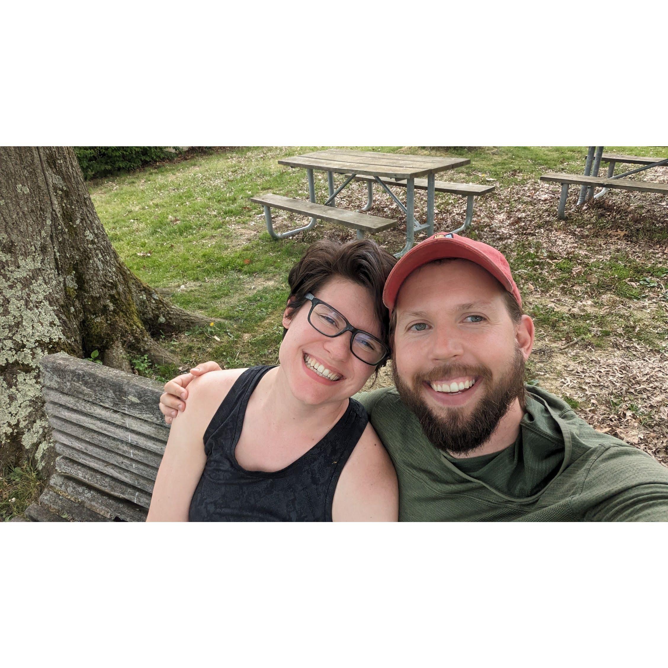First "I love you" at Moraine State Park <3