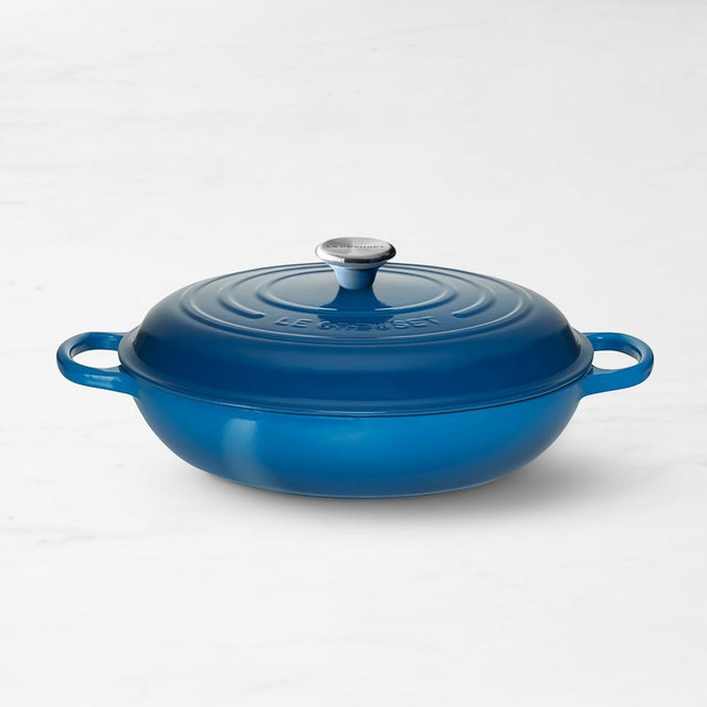Le Creuset Signature Enameled Cast Iron Braiser, 5-Qt., Marseille