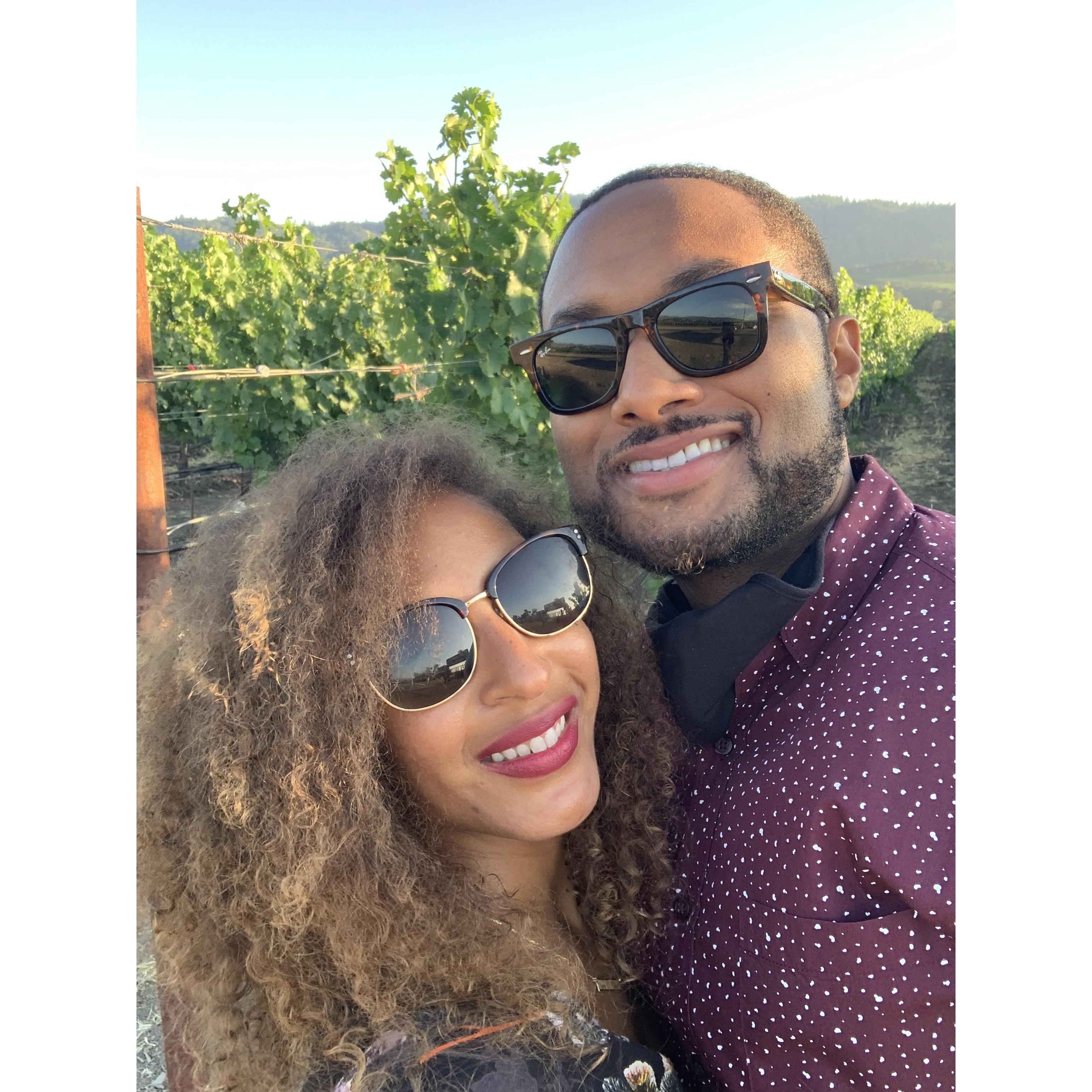 Wine tasting in Napa!