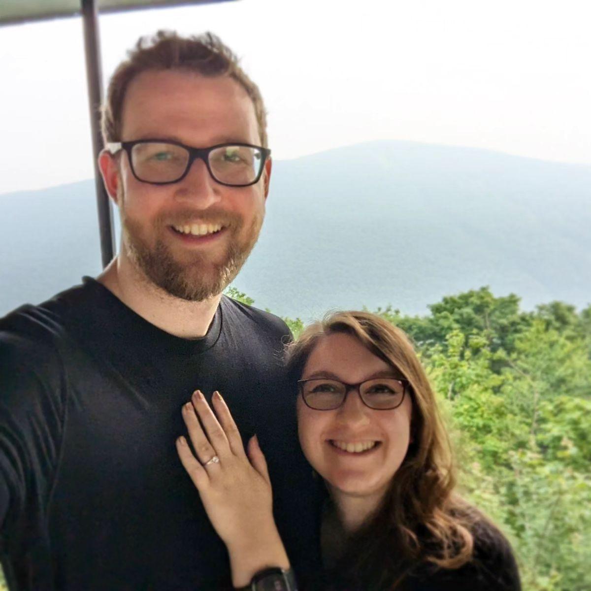 First Selfie After the Proposal