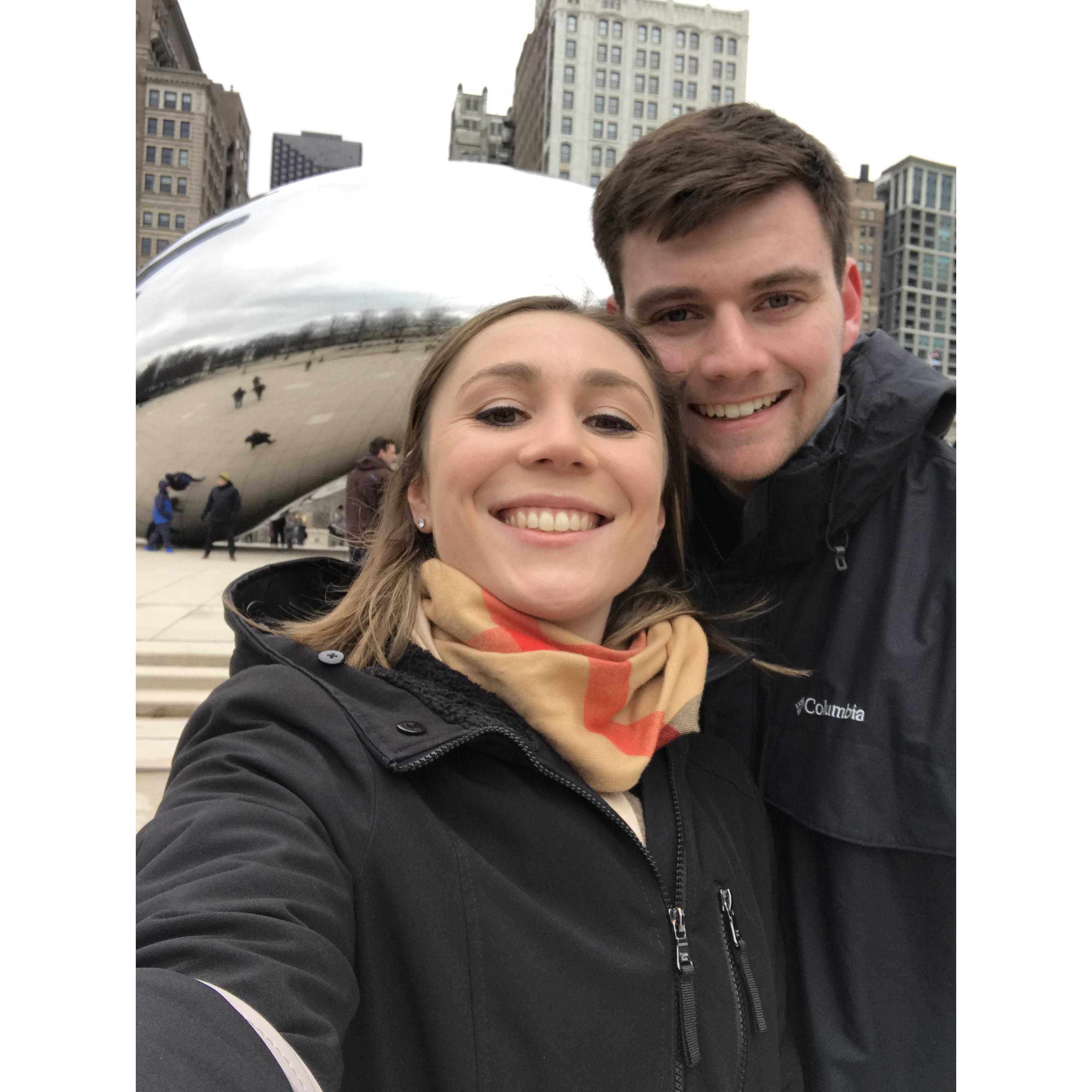 As Alexis traveled to the Midwest as part of her rotational program, we took a trip to Chicago to see the play Hamilton, whose soundtrack we listen to nearly every roadtrip!