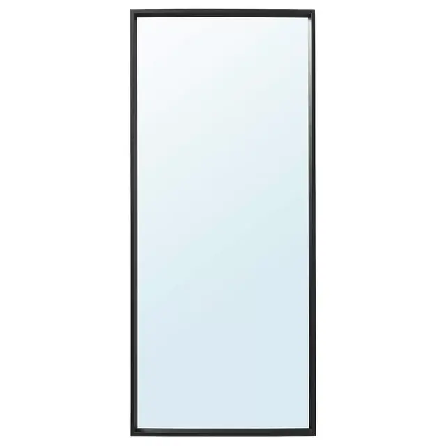 NISSEDAL                              Mirror, black, 25 5/8x59 "