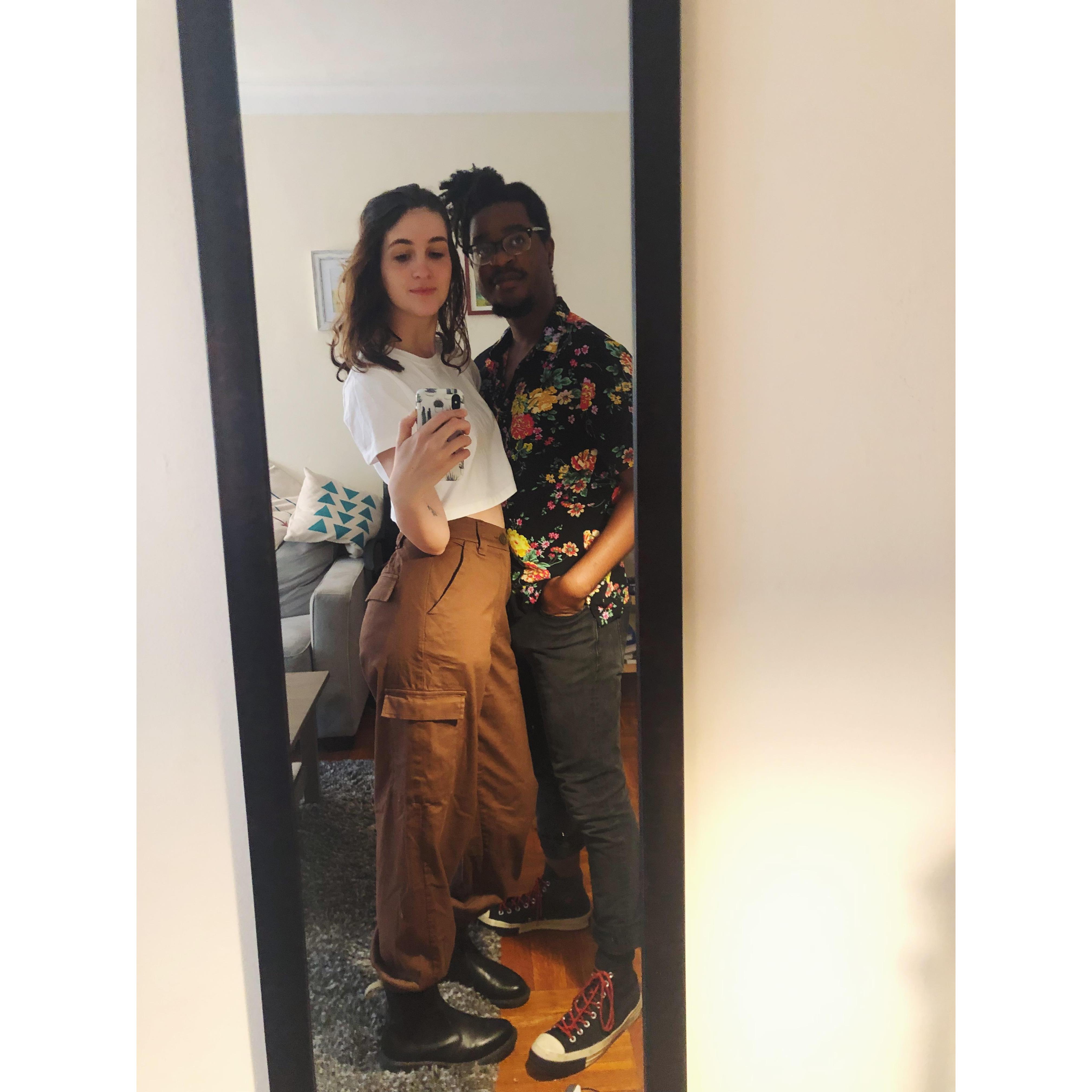 September, 2019 just chilling in our Brooklyn home.