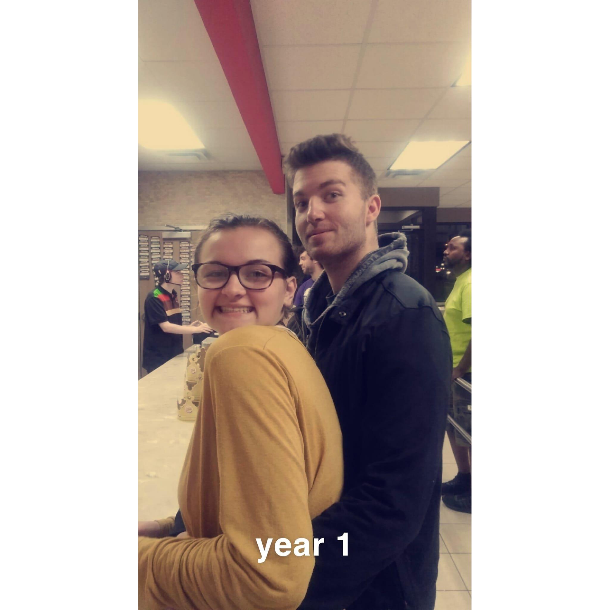 One of our very first pictures together