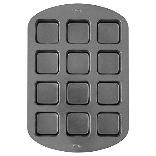 Wilton Perfect Results Premium Non-Stick Bakeware Bar Baking Pan, Ideal for Brownies, Cakes and Bar-Cookies, 12-Cavity
