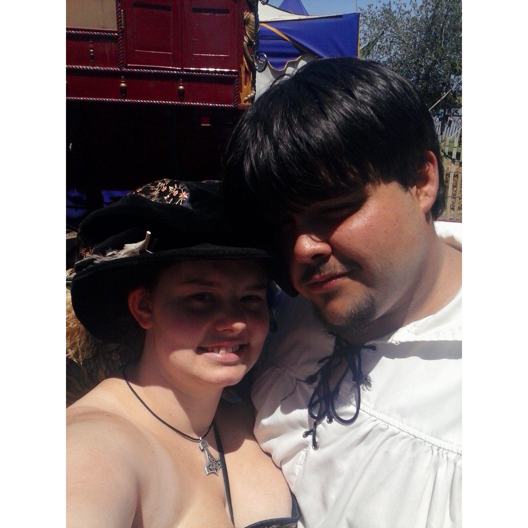His first Renaissance Faire. That year was my 6th or 7th.