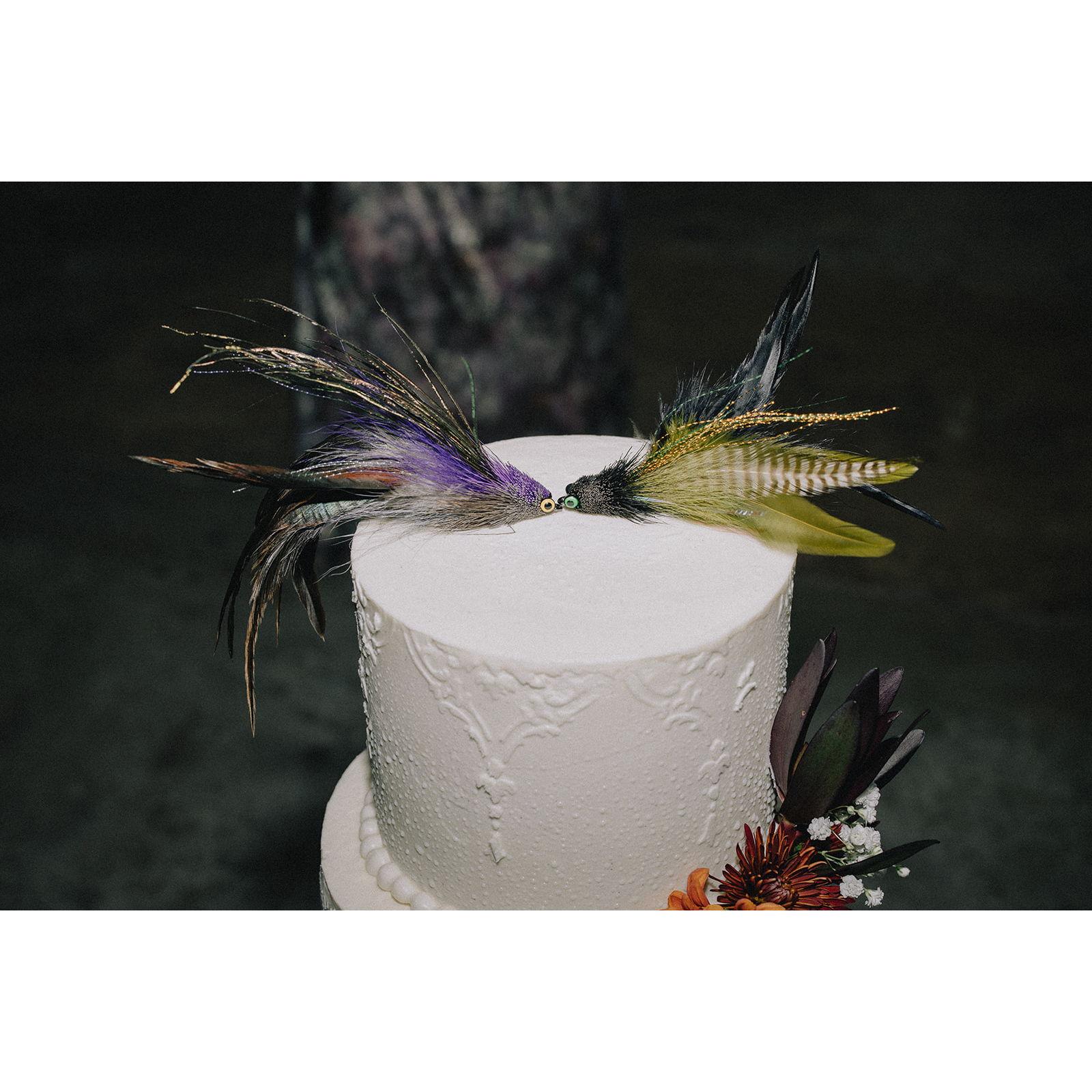 Of course there are fishing jigs as our cake toppers