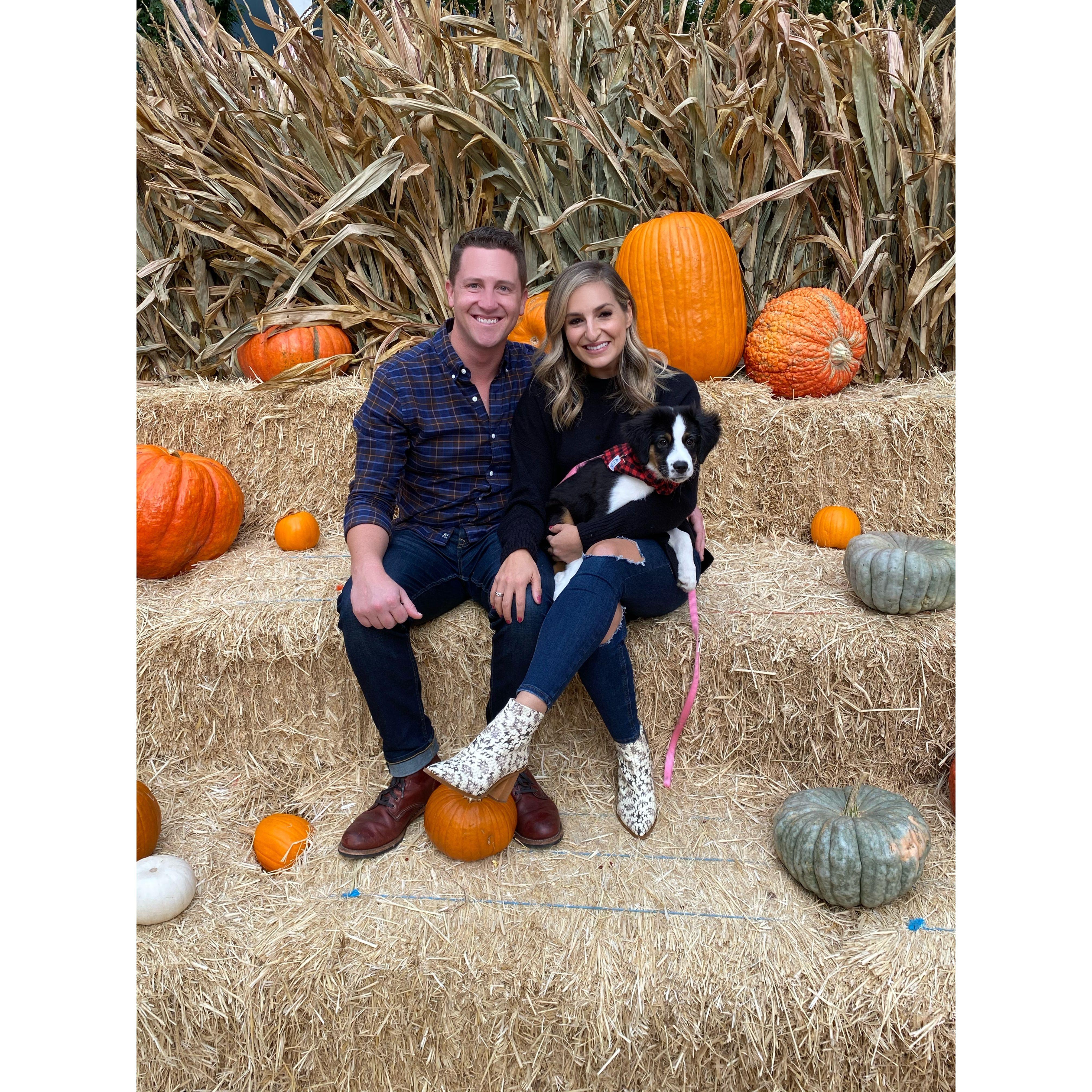 Our first forced family photo but it's iconic.