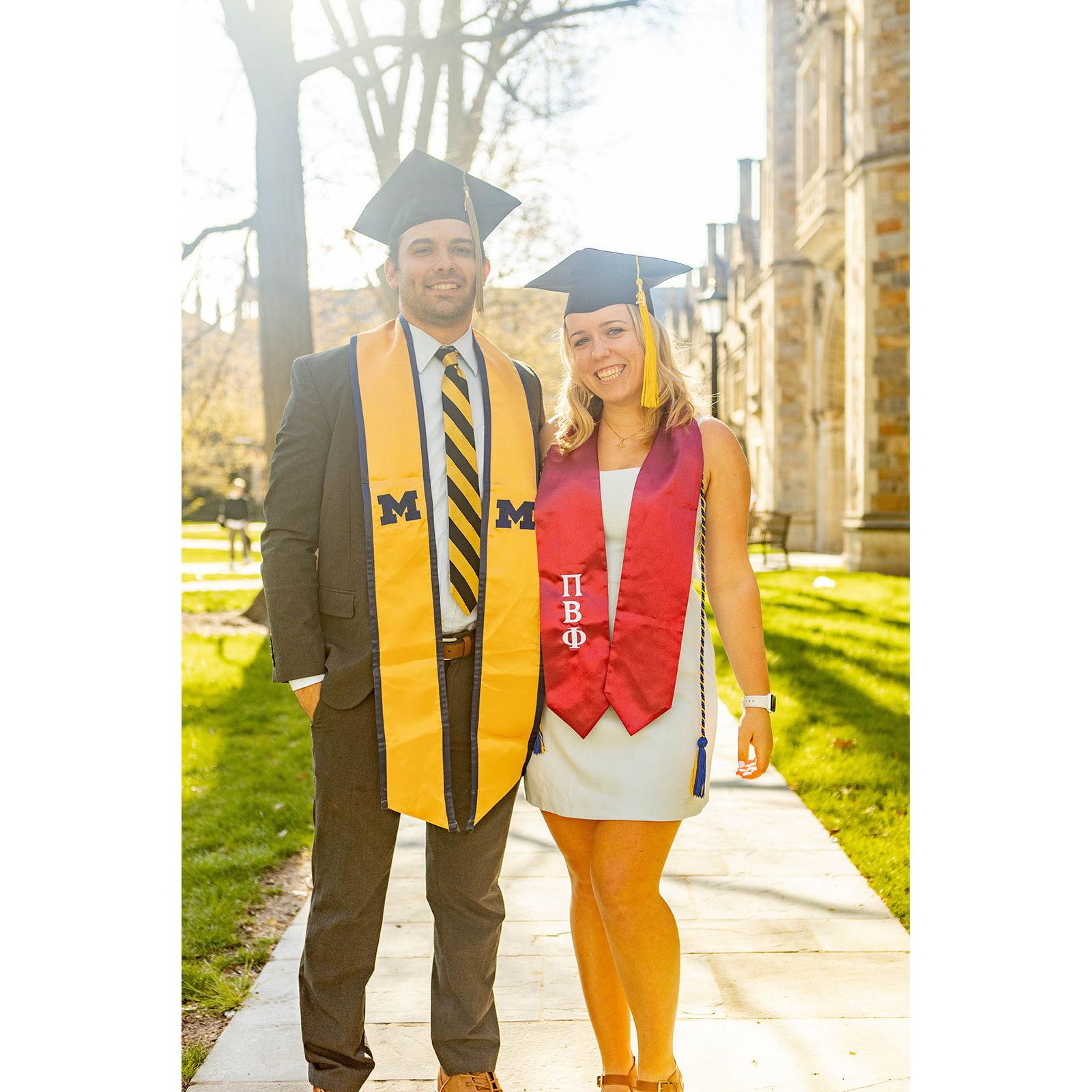 Fun fact, Luke golfed during their college graduation ceremony.