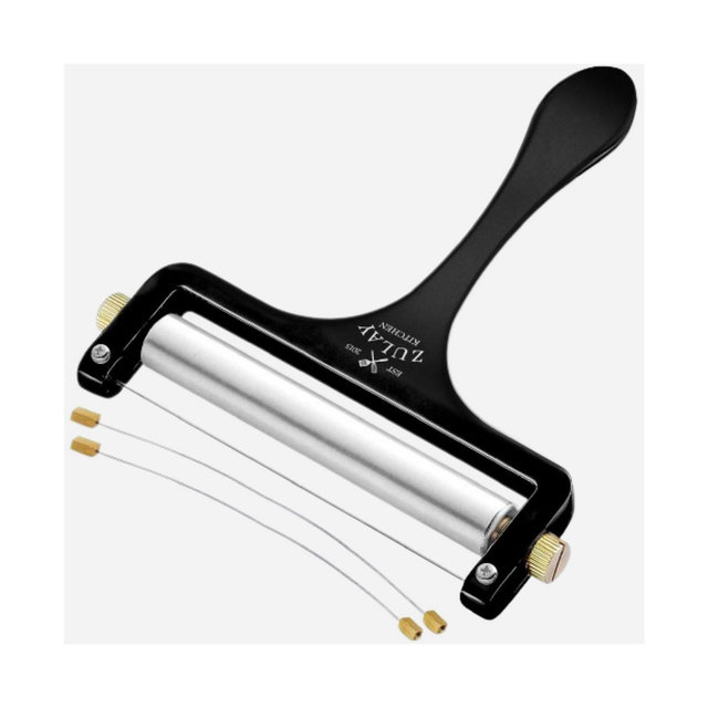 Zulay Kitchen Adjustable Hand Held Cheese Cutter with 2 Extra Wires