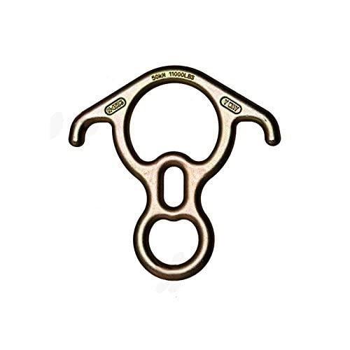 Rock-N-Rescue Steel Rescue 8 with Ears - for Arborists, Outdoor Adventurers, Rescue Gear