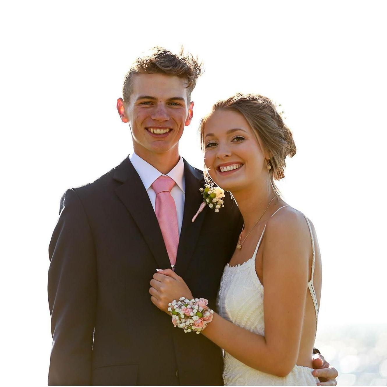 this was taken before our senior year prom, 2016