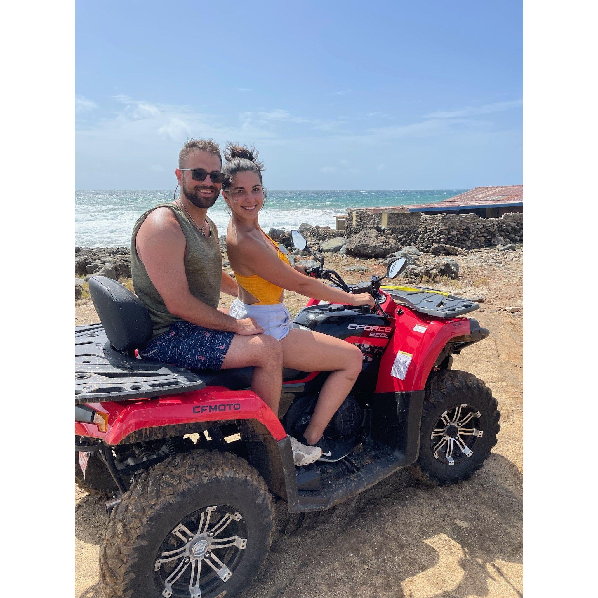 ATV'ing in Aruba - our favorite place!