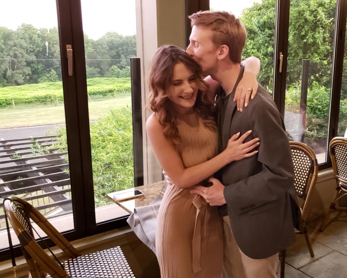 Immediately after Chase proposed to Jessica.