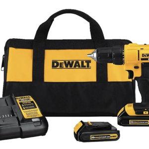 DEWALT 20V MAX* Cordless Drill / Driver Kit with Screwdriver/Drill Bit Set, 100-Piece (DCD771C2 & DWA2FTS100)