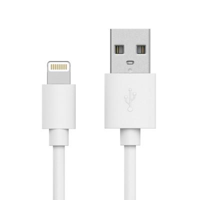 Just Wireless 6' Lightning to USB-A Cable - White