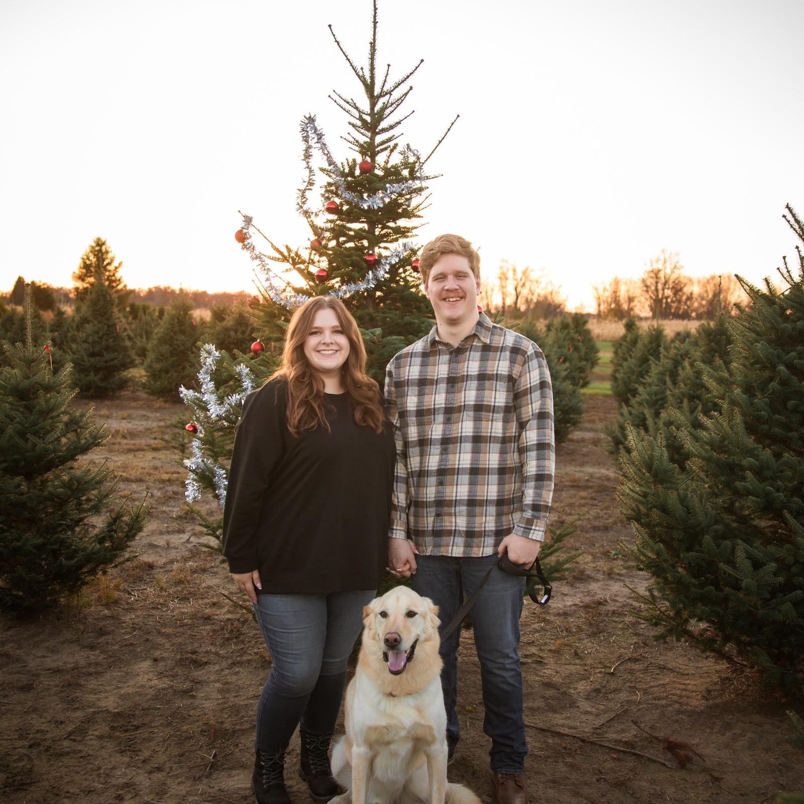 Our engagement photo with Leo 2024