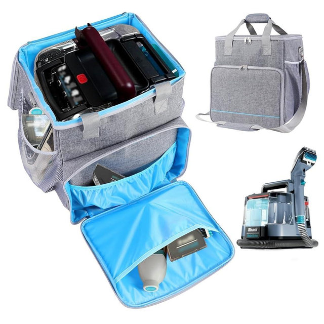 LOTCAIN Storage Bag Compatible with Shark StainStriker Carpet and Upholstery Cleaner Machine Portable Carrying Bag with Large Space Storage Bag for Carpet Cleaner,Soft Handle,Bag Only