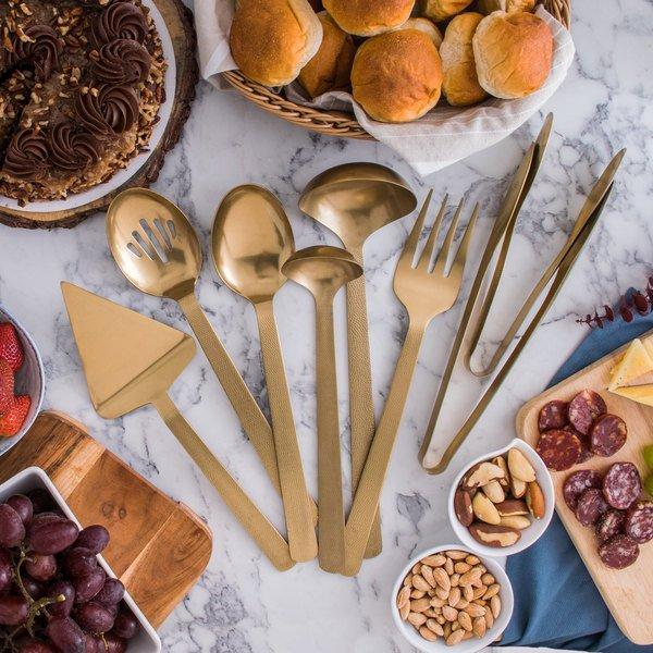 American Metalcraft 8-Piece Hammered Gold Buffetware