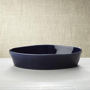 Marin Dark Blue Oval 10"x13.75" Baking Dish