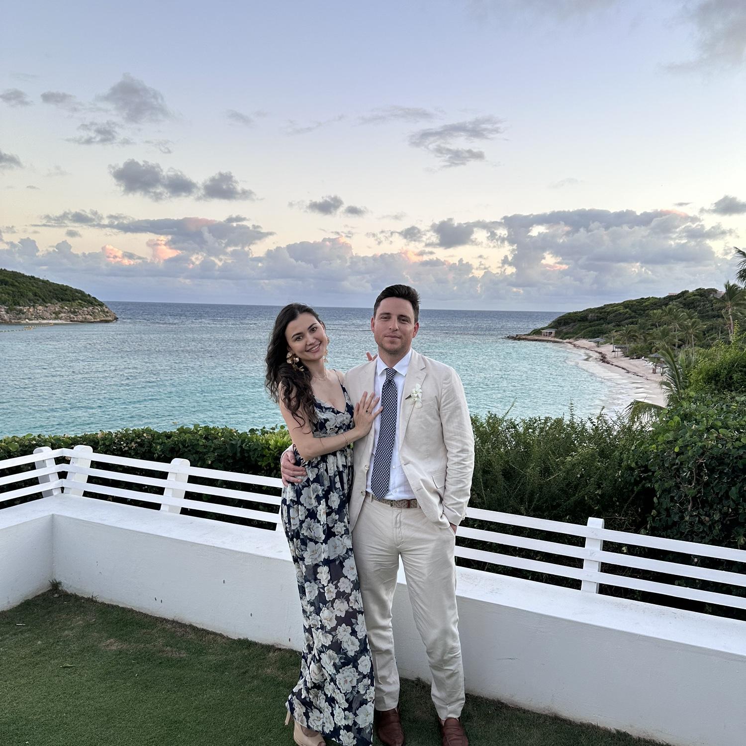 On 12/2/2023 we visited the gorgeous island of Antigua to celebrate the Olshanskys! Tom was the best man!