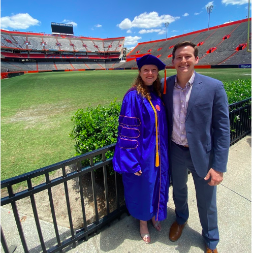 Law school graduation from UF Law (Cam is slowly becoming a Gator fan, but SMTTT always)!