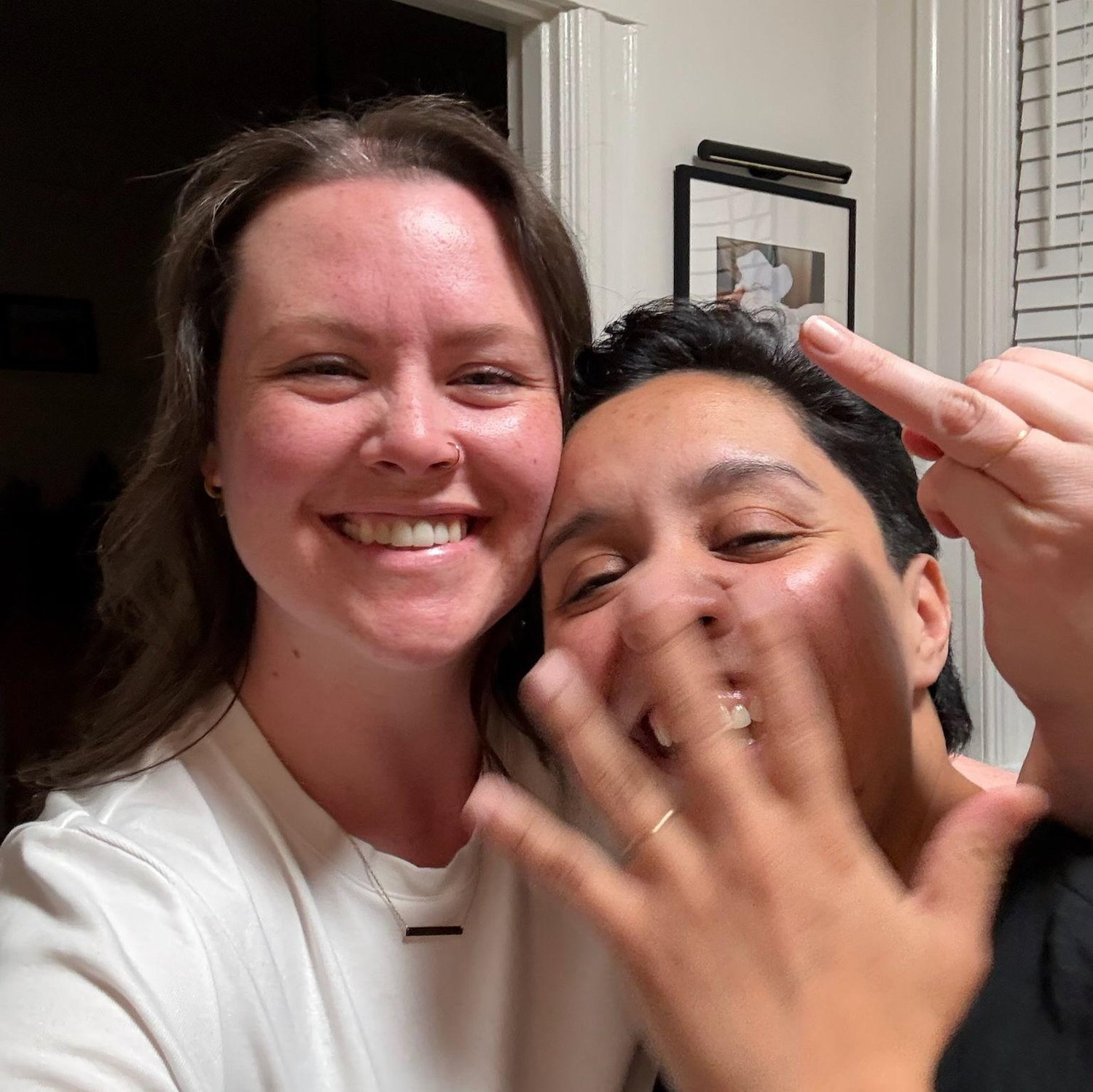 The night Amelia proposed to Angela!