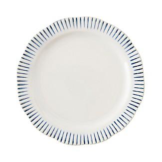 JuliskaSitio Stripe Stripe Indigo Dinner Plate