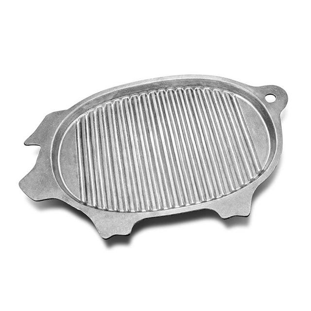 Wilton Armetale Gourmet Grillware Grilling Pan, Pig, 17-Inch