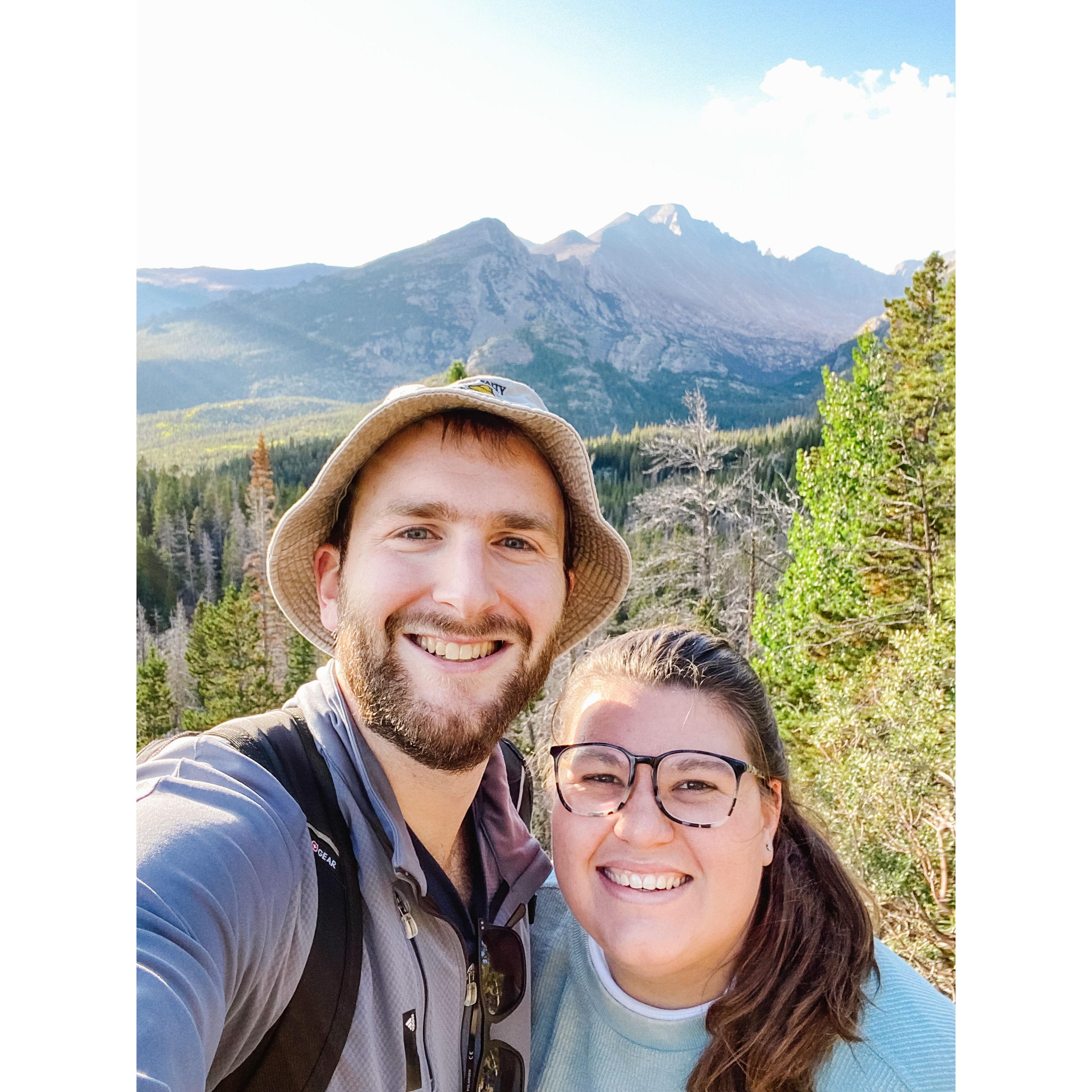 September 16th, 2022 - Trip to Denver, CO
We celebrated TJ's birthday by winning the Rocky Mountain National Park entry ticket lottery and hiking to the top of Emerald Lake!