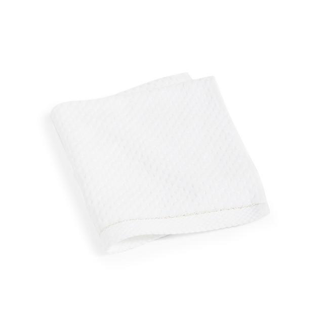 Hotel Collection Classic Metallic Stripe Washcloth, Created for Macy's
