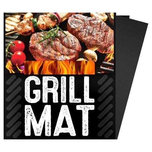 Bbq Grill Sheets Mat ,100% Non Stick Safe ,Extra Thick,Reusable and Dishwasher Safe, 5pc of (13"X15.75") - G&F 10037-5