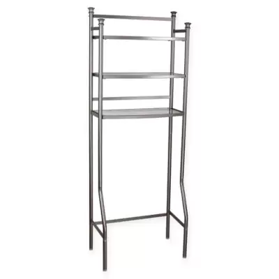 ORG 3-Tier Over-the-Toilet Space Saver in Satin Nickel