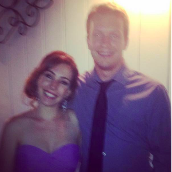 Blurry, but a great memory at Andrea & Alejandro's Wedding! NorCal 2015