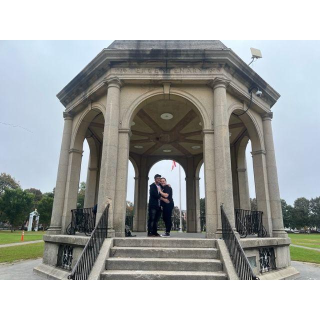 First photo as an engaged couple!