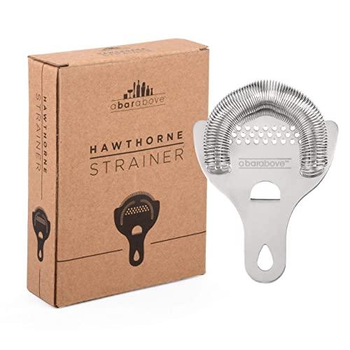Hawthorne Cocktail Strainer - Stainless Steel Strainer for Professional Bartenders and Mixologists