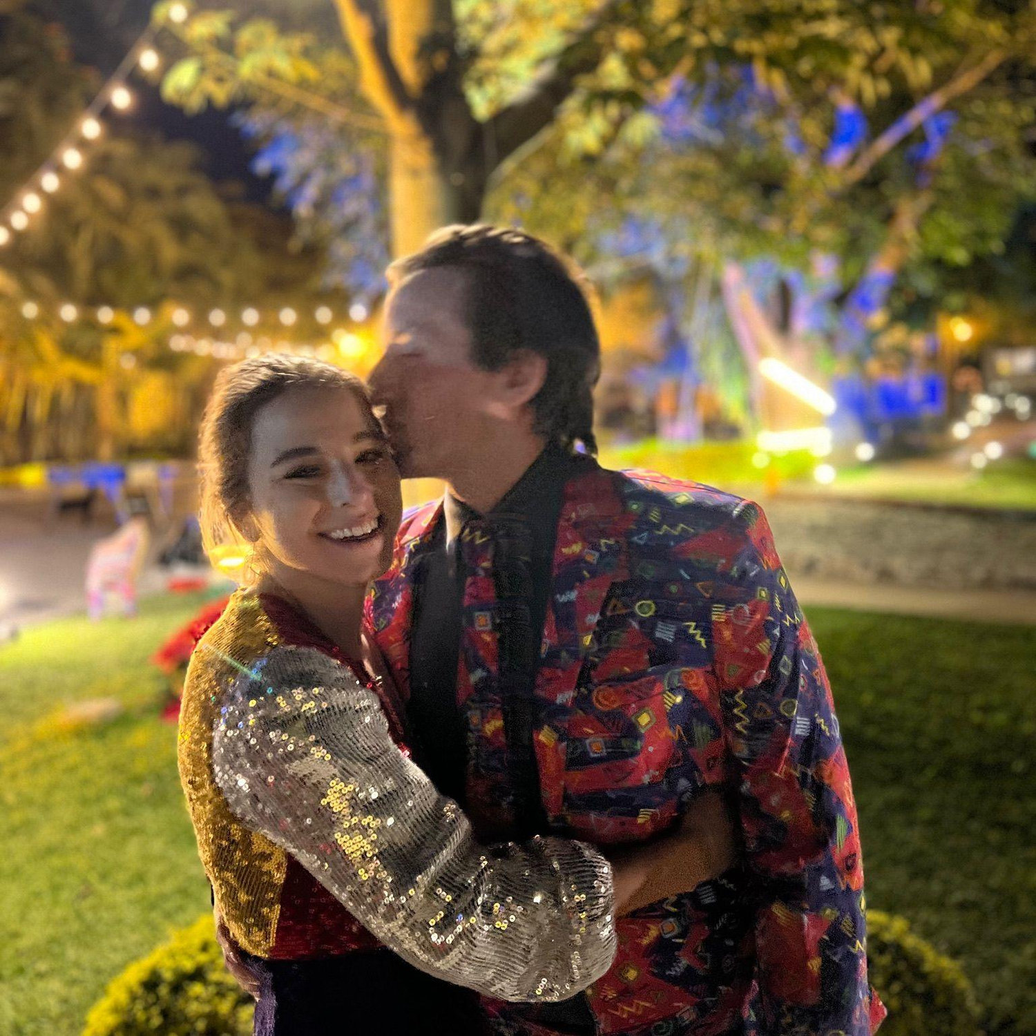 New Years in Mexico after Sarah's brother's wedding. Parker doesn't wear this suit nearly enough
