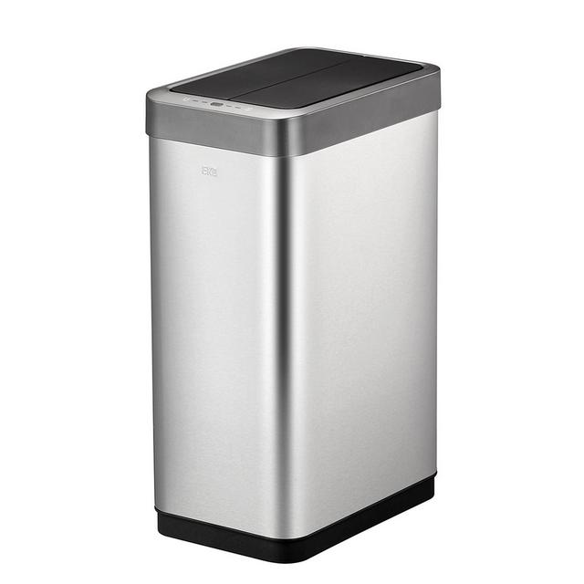 EKO Phantom X Brushed Stainless Steel 45L Motion Sensor Trash Can