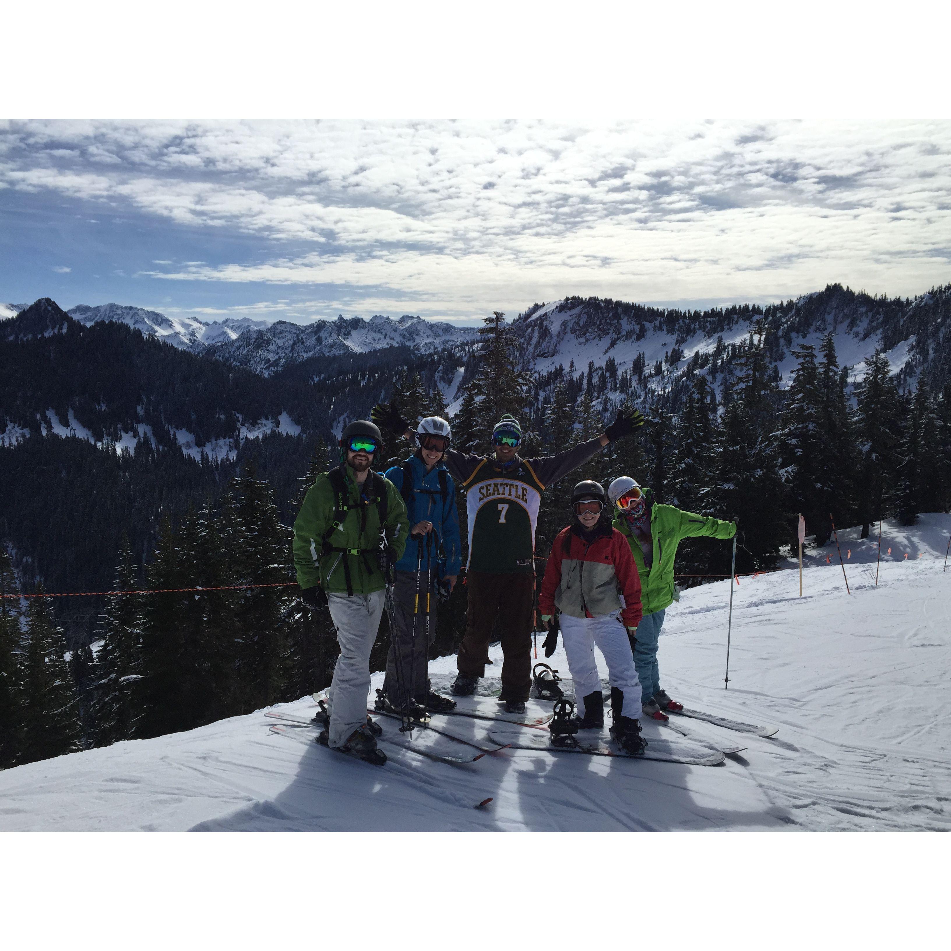 A day skiing in 2015 with our friends Ankar, Will, & Breinn