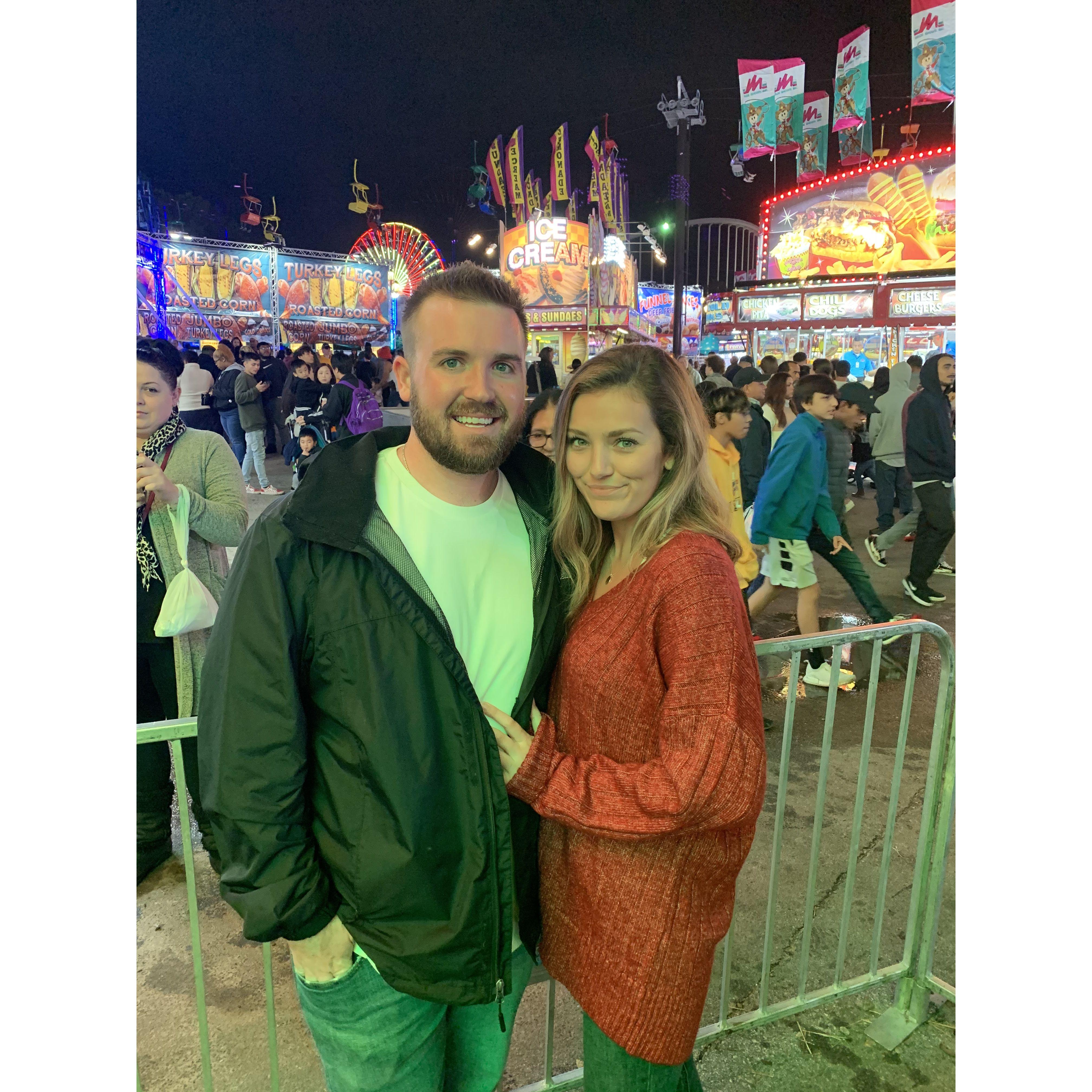 We love going to the NC State Fair together each fall!