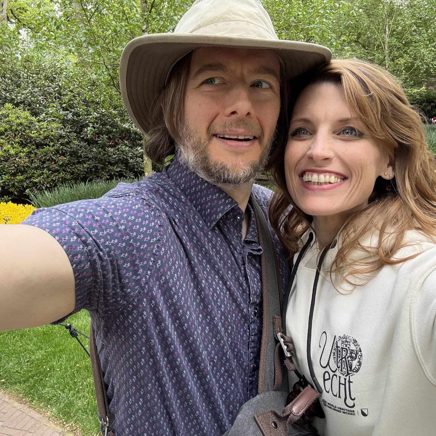 At the Keukenhof Tulip Garden
