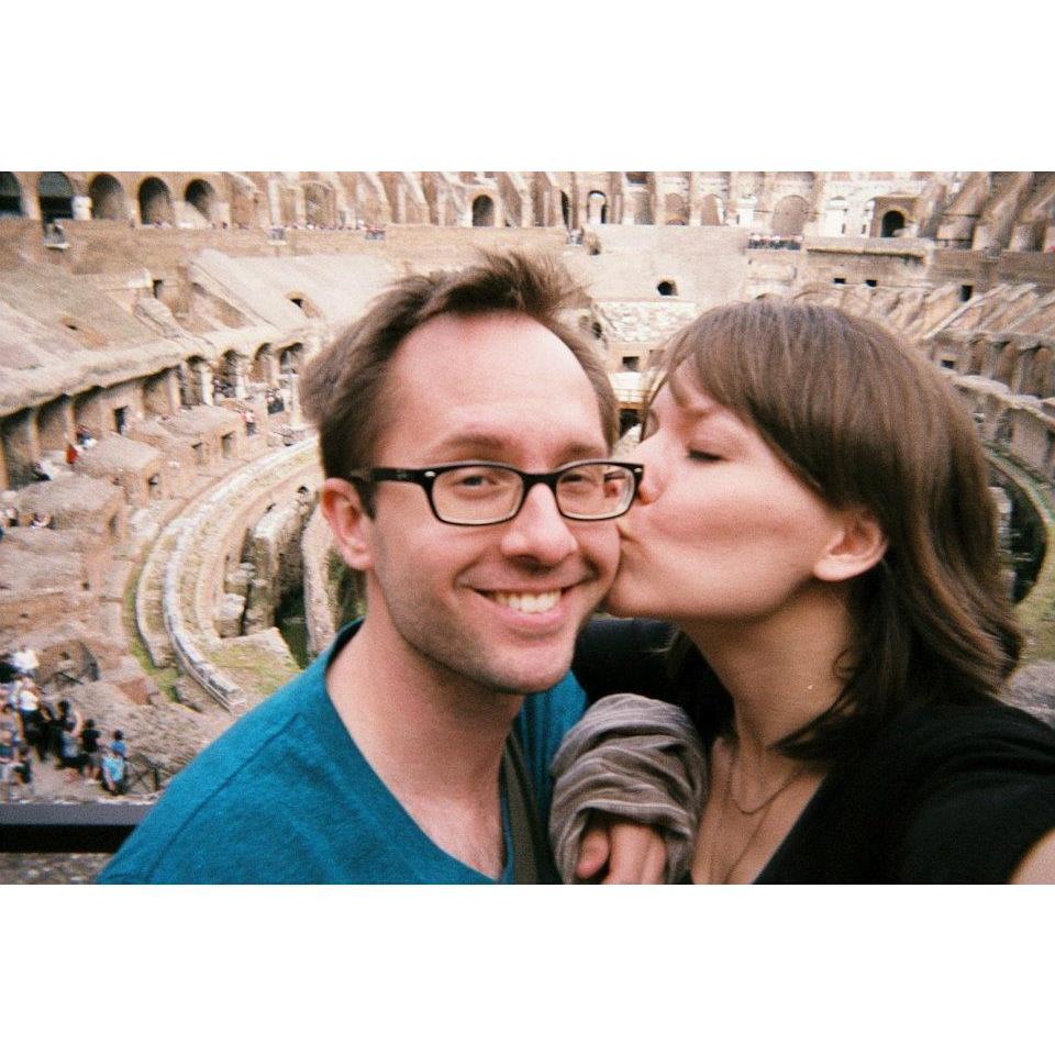 The Colosseum in Rome, between gelato visits