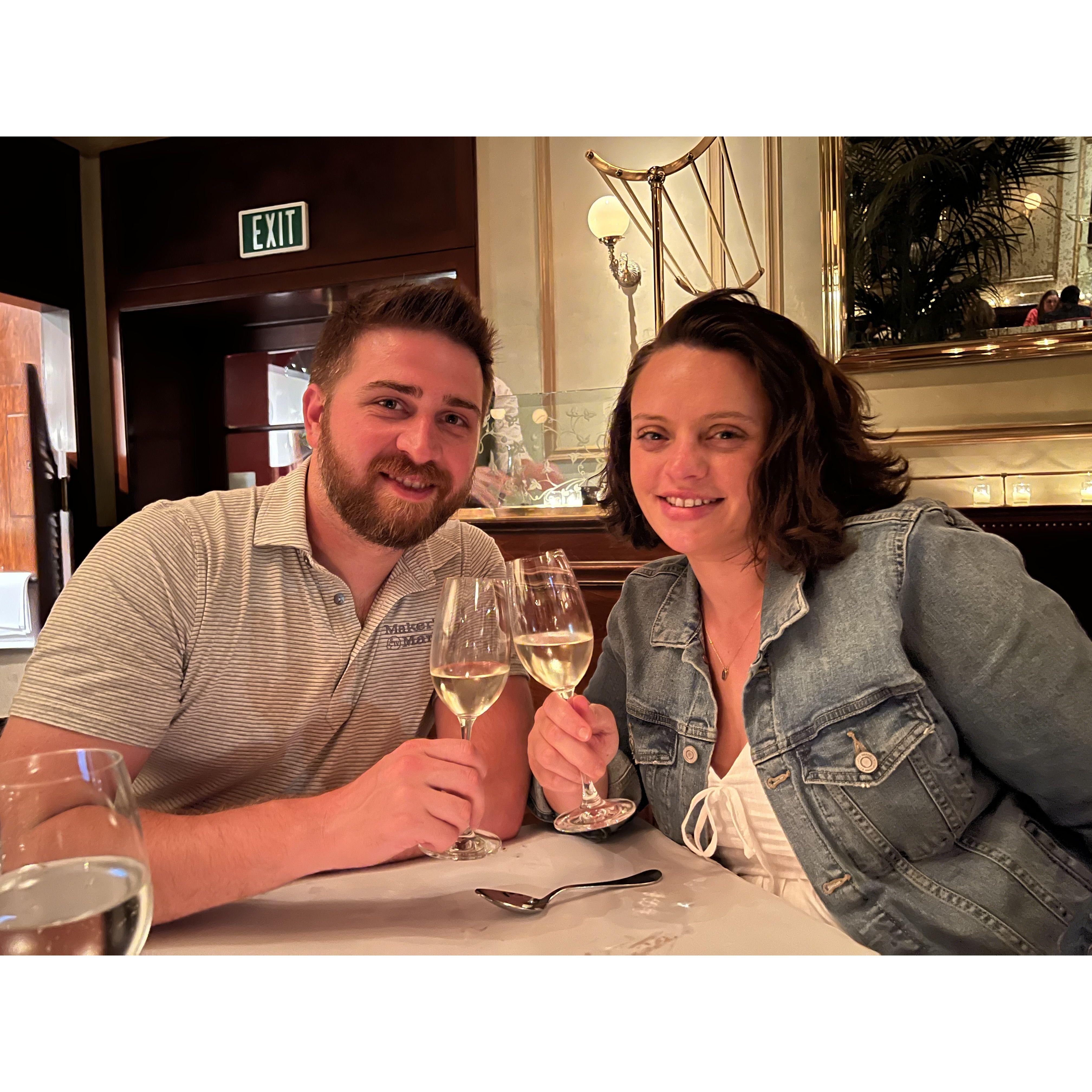 Dinner at Bouchon - Napa Valley, CA