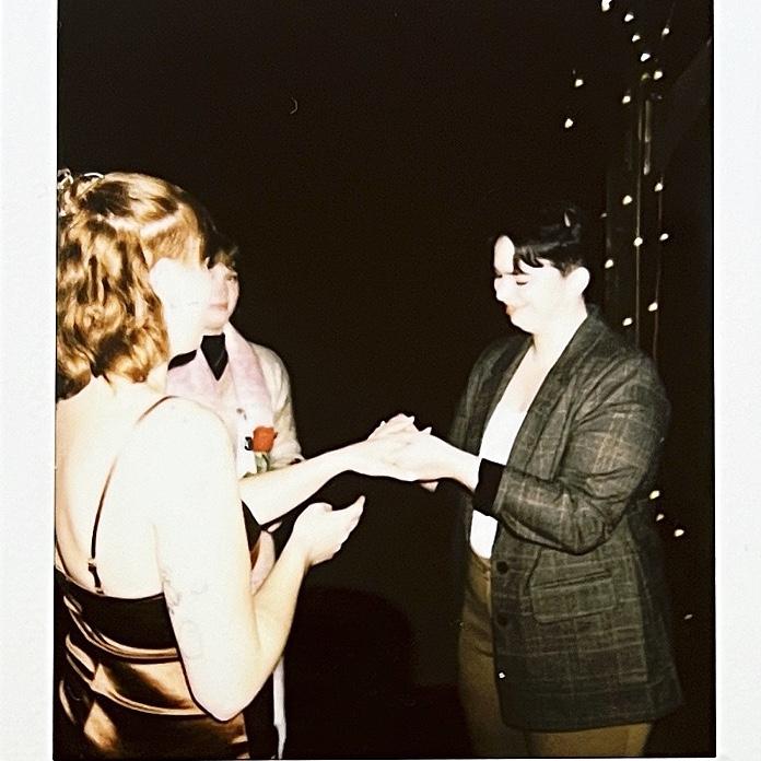 polaroids from our wedding ceremony