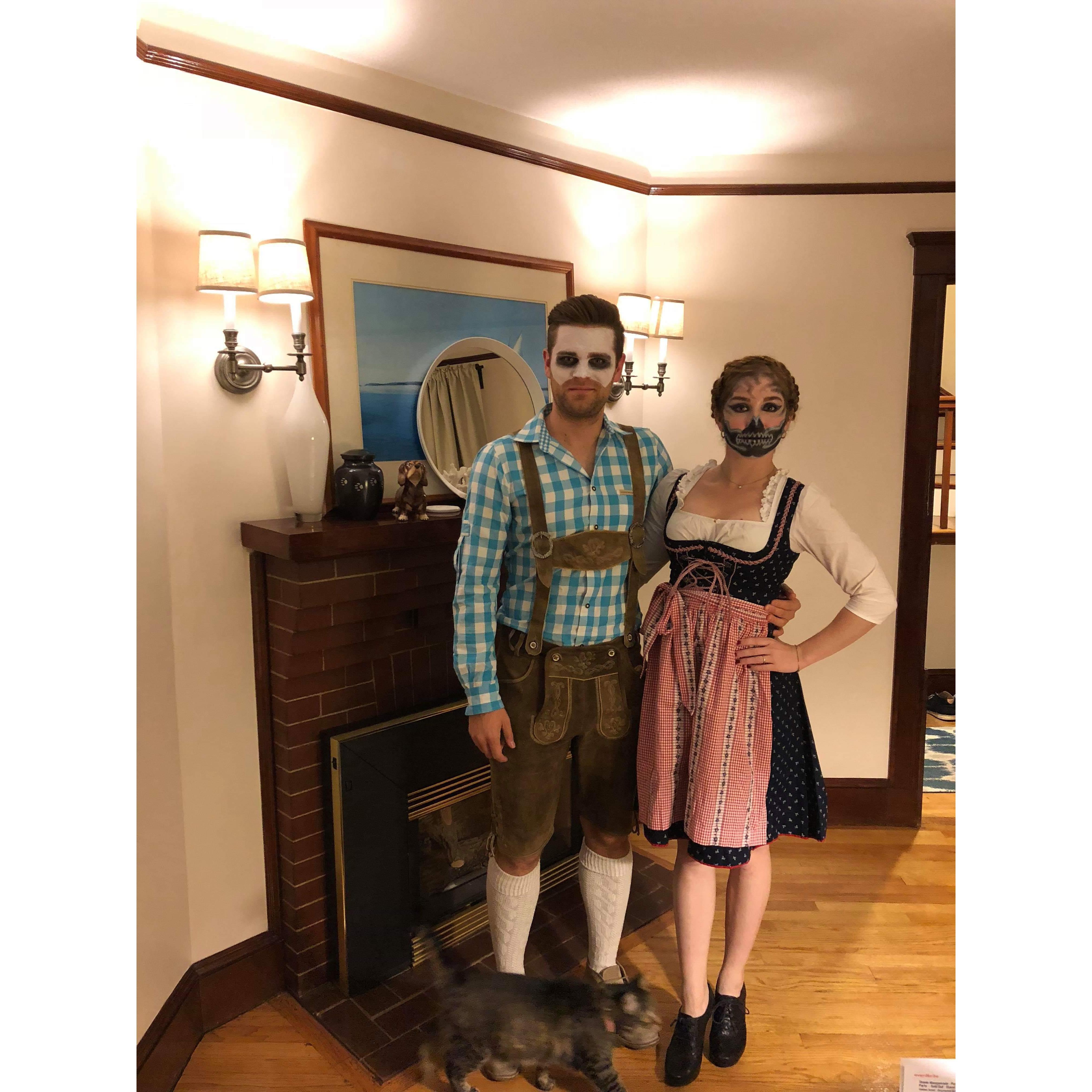 Halloween in Boston as Austrian Zombies?