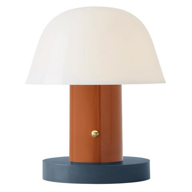 Setago JH27 table lamp, rust - thunder