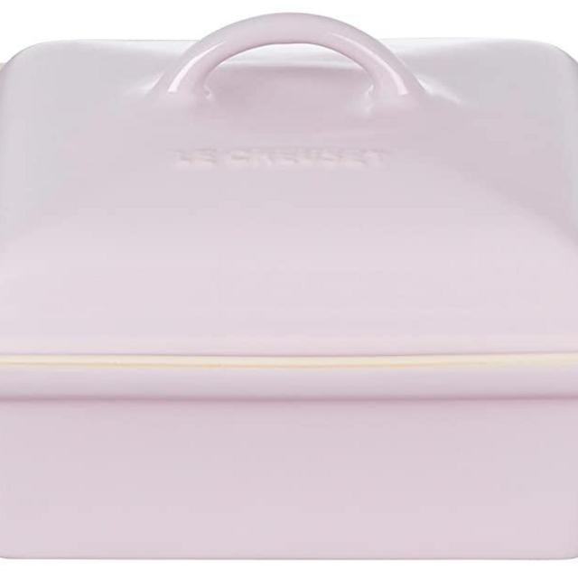 Le Creuset Stoneware Heritage Covered Square Casserole, 9", Shallot