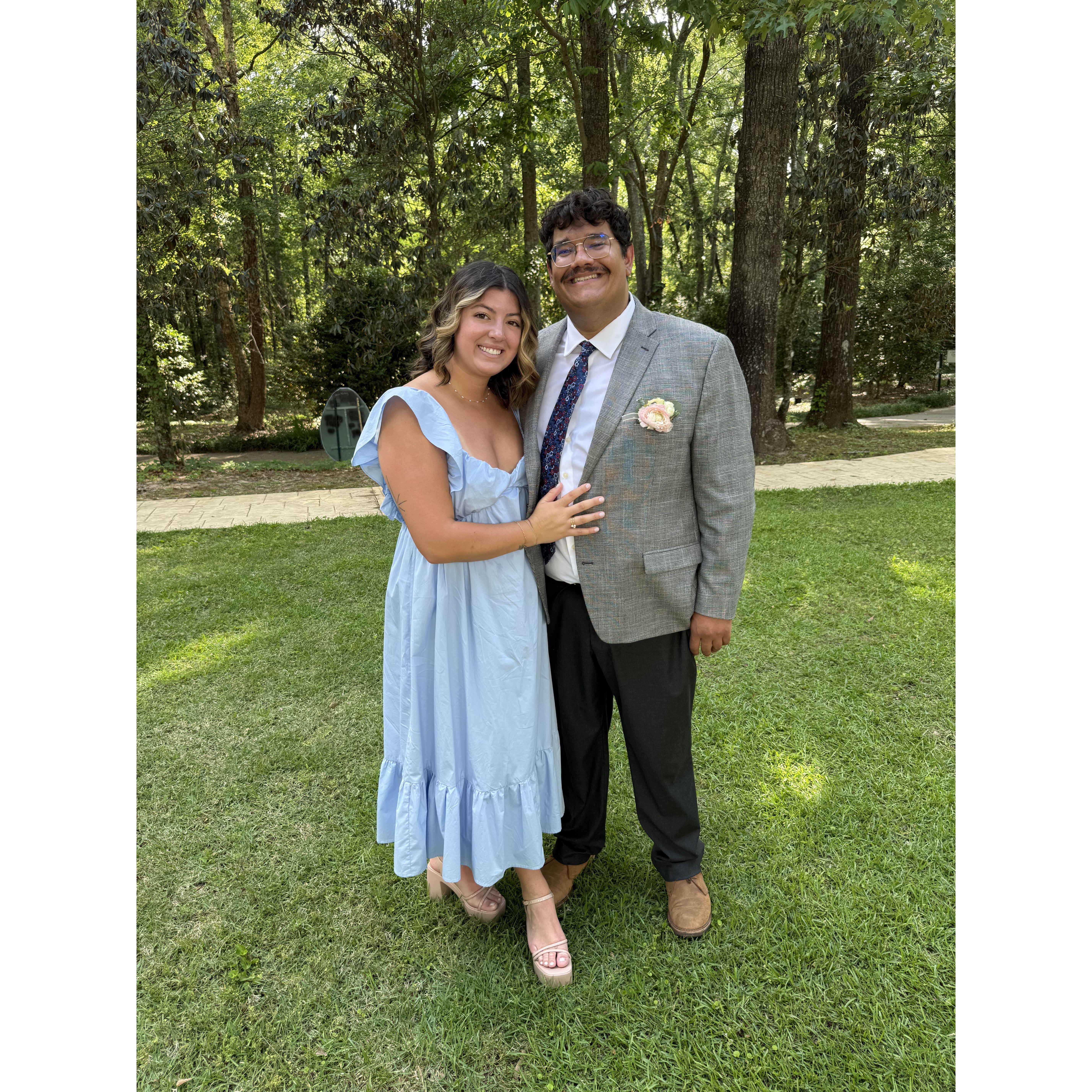 Nathan's cousin got married and Nathan officiated his first wedding!
