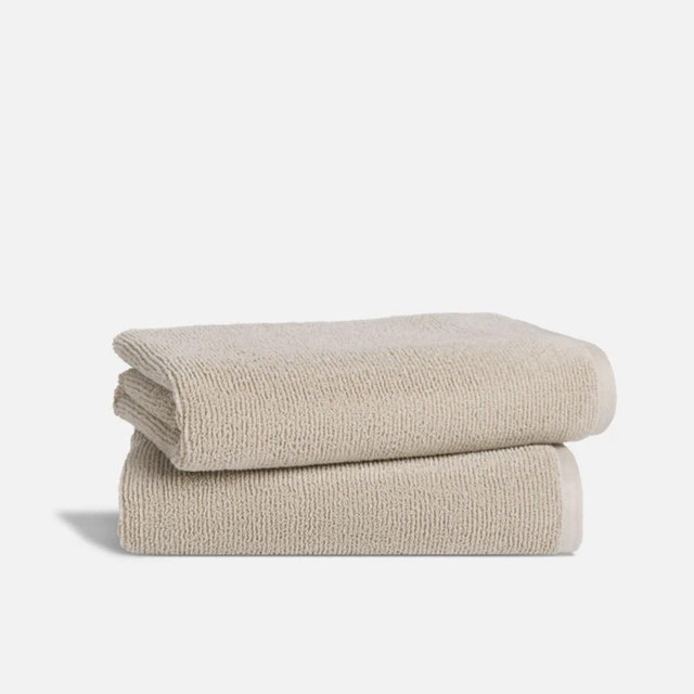 Organic Ribbed Bath Towels